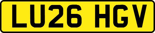 LU26HGV