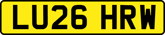 LU26HRW