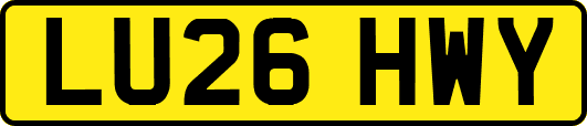 LU26HWY
