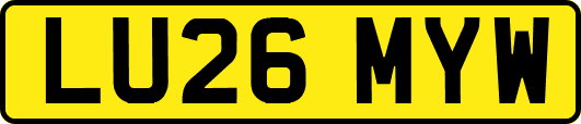 LU26MYW