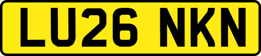 LU26NKN