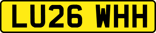 LU26WHH