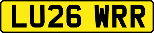 LU26WRR