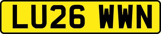 LU26WWN