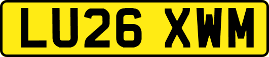 LU26XWM