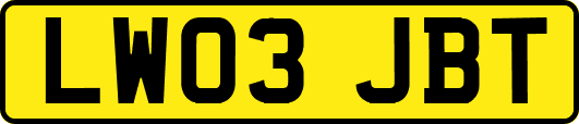 LW03JBT