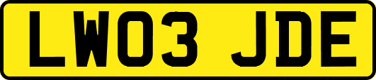 LW03JDE