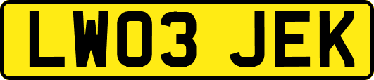LW03JEK