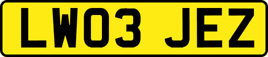 LW03JEZ