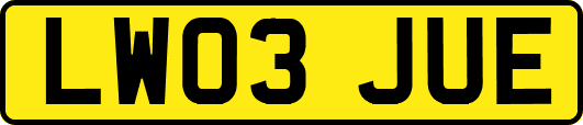 LW03JUE