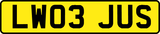 LW03JUS