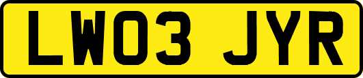 LW03JYR