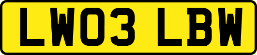 LW03LBW