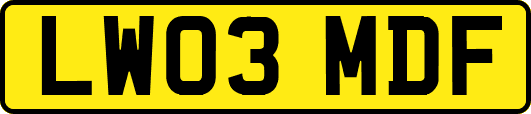 LW03MDF