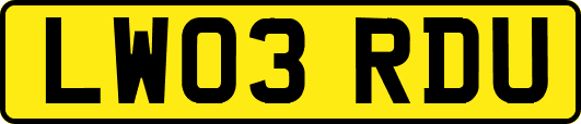LW03RDU