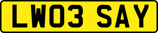 LW03SAY