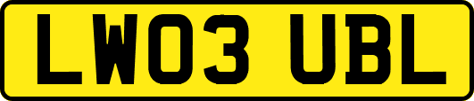 LW03UBL