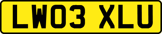 LW03XLU