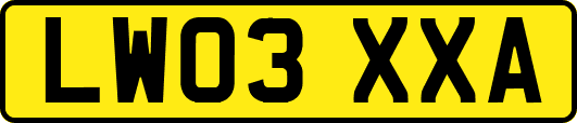 LW03XXA