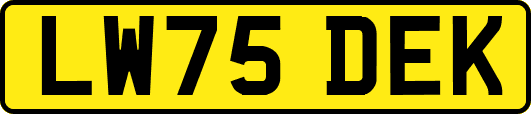 LW75DEK