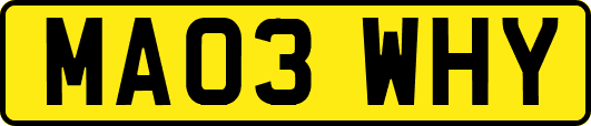 MA03WHY