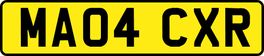 MA04CXR