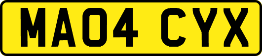 MA04CYX