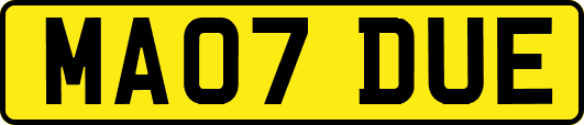 MA07DUE