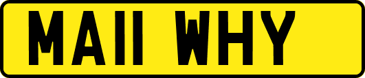 MA11WHY