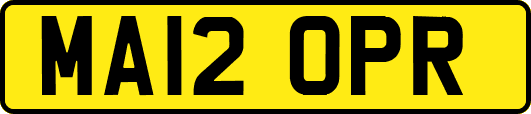 MA12OPR
