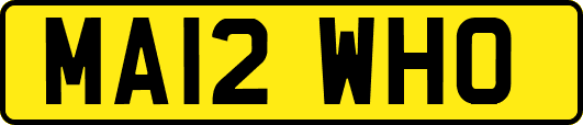 MA12WHO