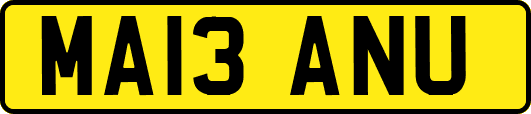 MA13ANU