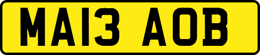 MA13AOB