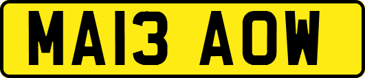 MA13AOW