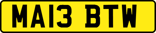 MA13BTW