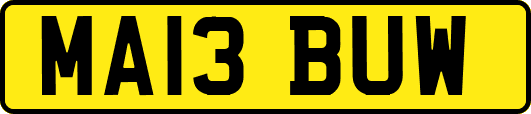 MA13BUW