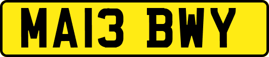 MA13BWY