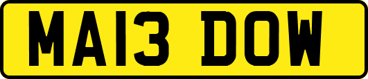 MA13DOW