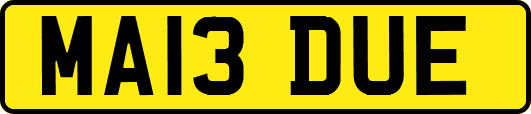 MA13DUE