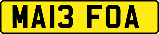 MA13FOA
