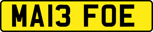MA13FOE
