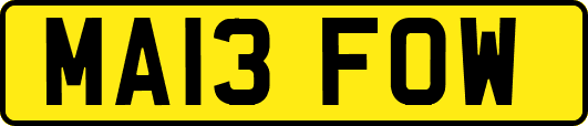 MA13FOW