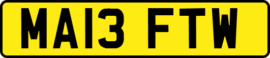 MA13FTW
