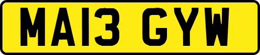 MA13GYW