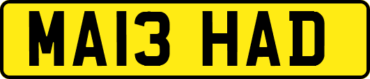 MA13HAD
