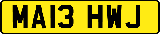 MA13HWJ