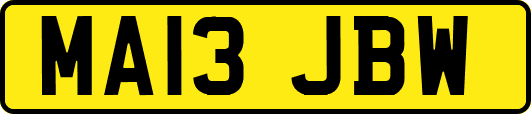 MA13JBW