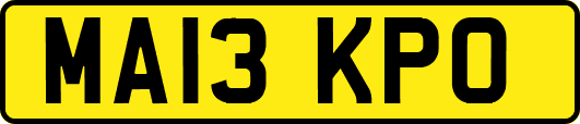 MA13KPO