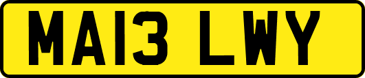 MA13LWY