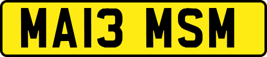 MA13MSM